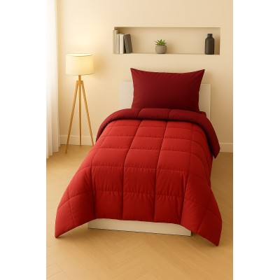 Trapunta Singola Rossa in...