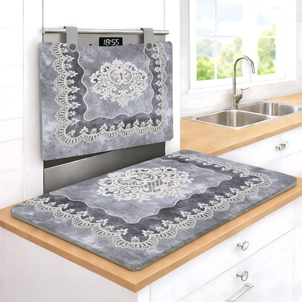 Set Copriforno e Coprifornello Linea Reprodè Tessuto Fiammetta – 7 Colorazioni Disponibili