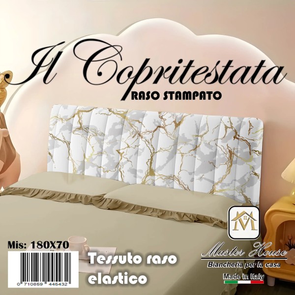 Copri Testata in Raso Elastico 180x70 cm – Eleganza e Protezione per la Tua Camera da Letto 🛏️✨