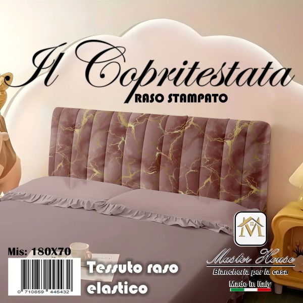 Copri Testata in Raso Elastico 180x70 cm – Eleganza e Protezione per la Tua Camera da Letto 🛏️✨