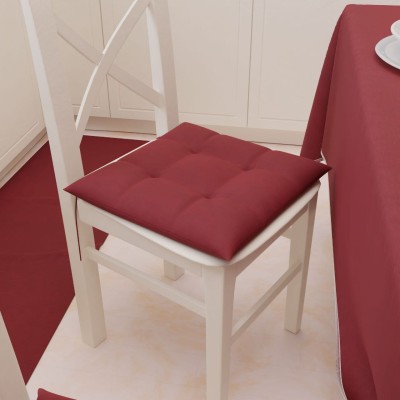 Cuscino con lacci MAX IMBOTTITURA tinta unita 100% cotone