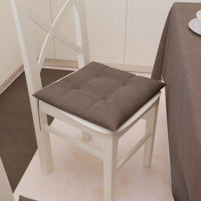 Cuscino con lacci MAX IMBOTTITURA tinta unita 100% cotone