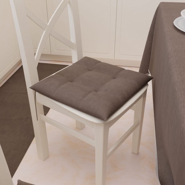 Set Cuscini con lacci 6pz IMBOTTITURA MAXI tinta unita 100% Cotone