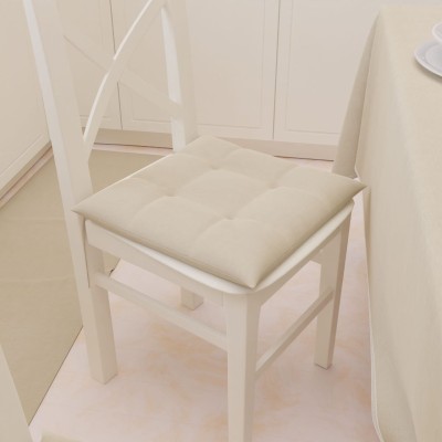 Cuscino con lacci MAX IMBOTTITURA tinta unita 100% cotone